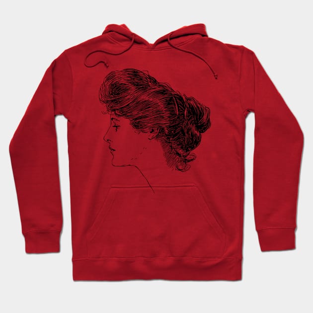 Gibson Girl Profile Hoodie by banditotees